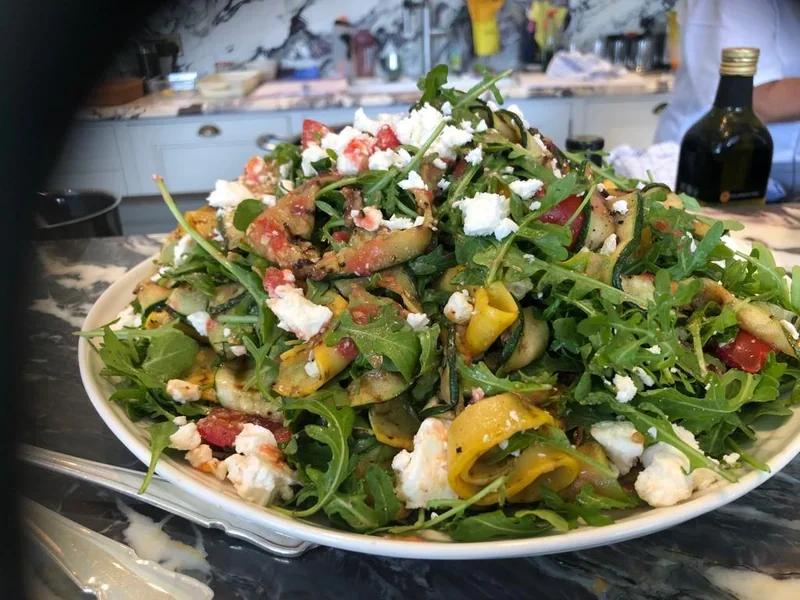 Griddled Courgette & Feta Salad