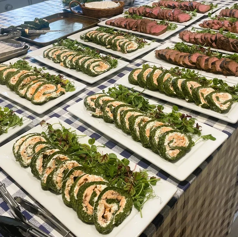 Salmon Roulade & Beef Fillet