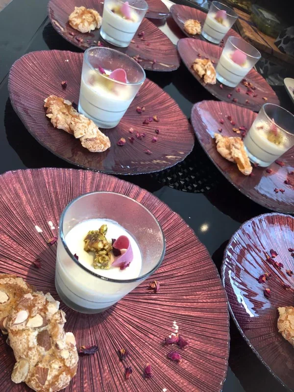 Rose & Cardamom Panna Cotta