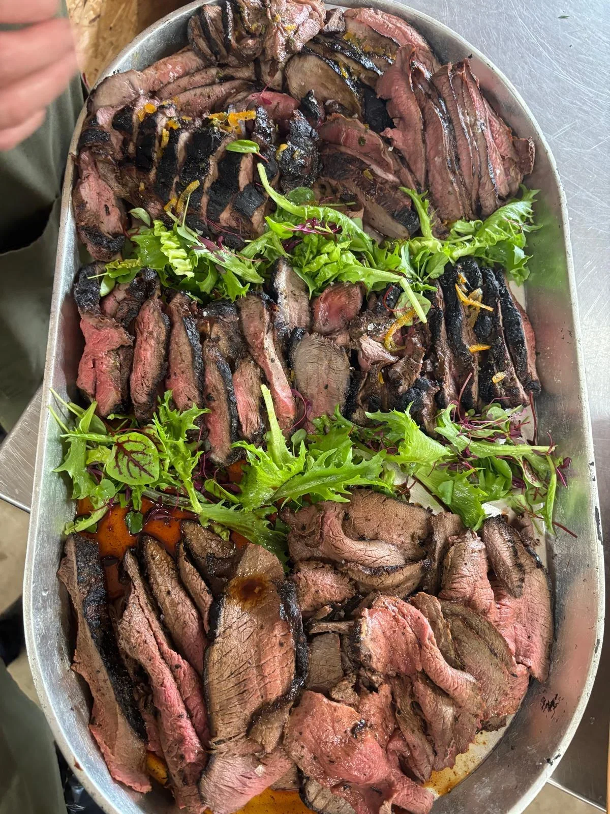 Sliced Beef Platter