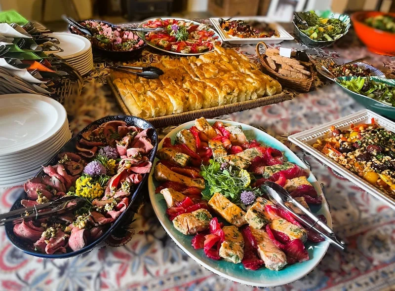 Summer Buffet Table
