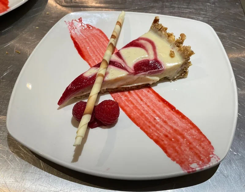 White Chocolate Raspberry Tart